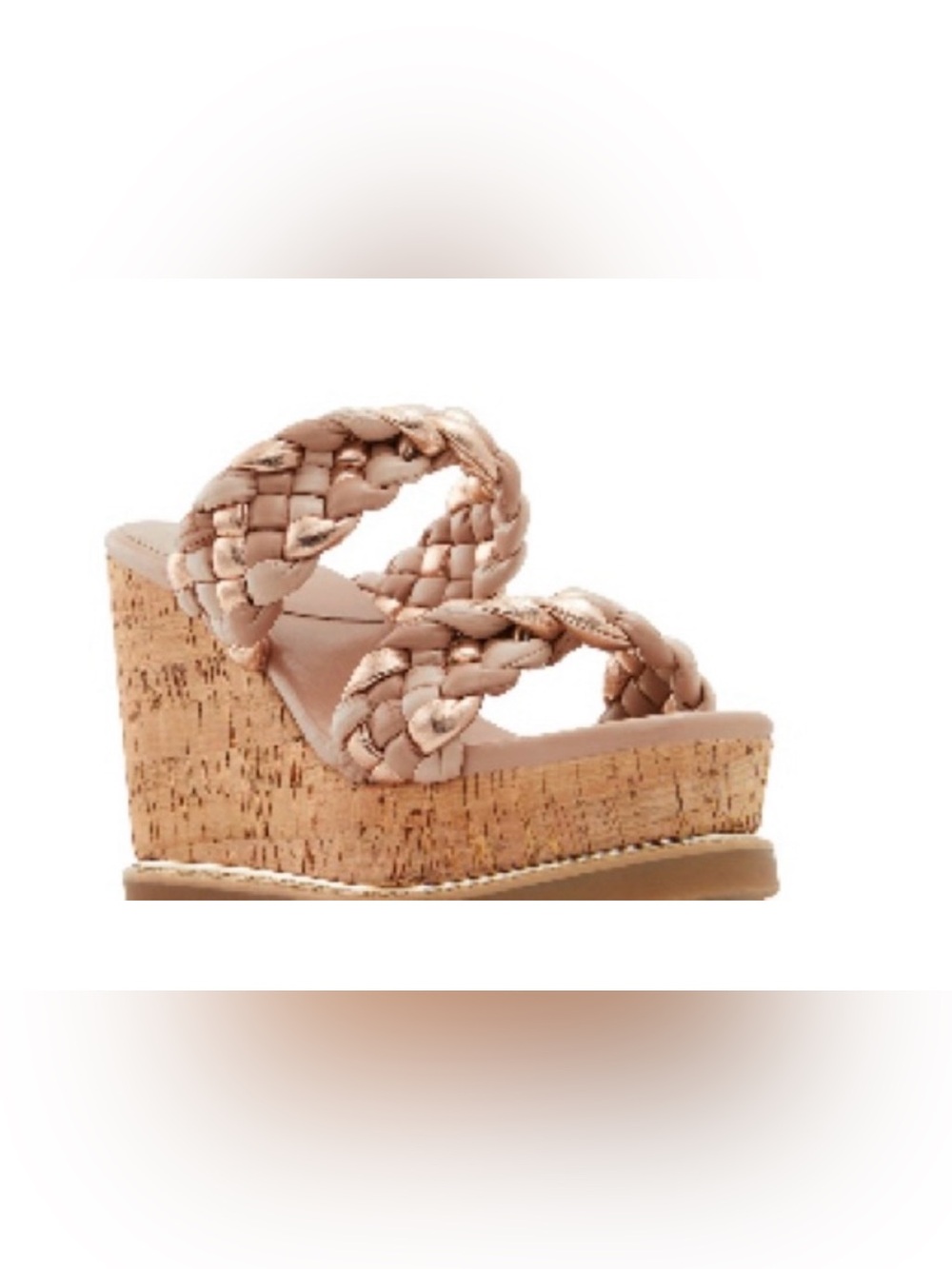 Aldo Corky Sandal Bone multi 7 NIB